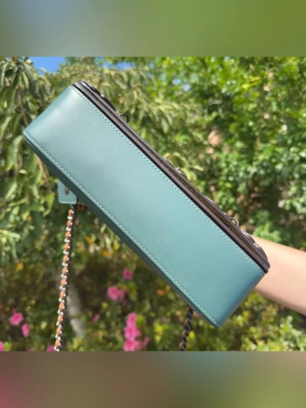 COACH Dinky 24 With Linked Tea Rose 21585 - Picture 8 of 12